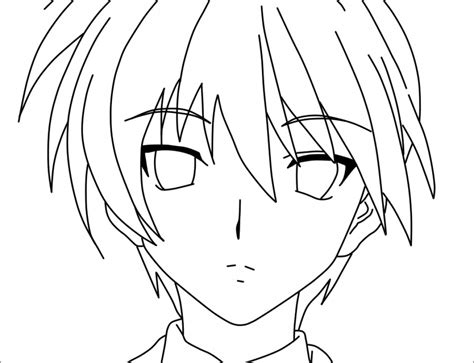 Anime For Boys Coloring Pages Goimages Eo