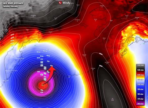 Alaska And The West Coast Of The United States Brace For Dangerous