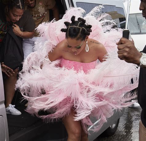 rihanna in a costume at barbados kadooment day parade 08 05 2019 celebmafia