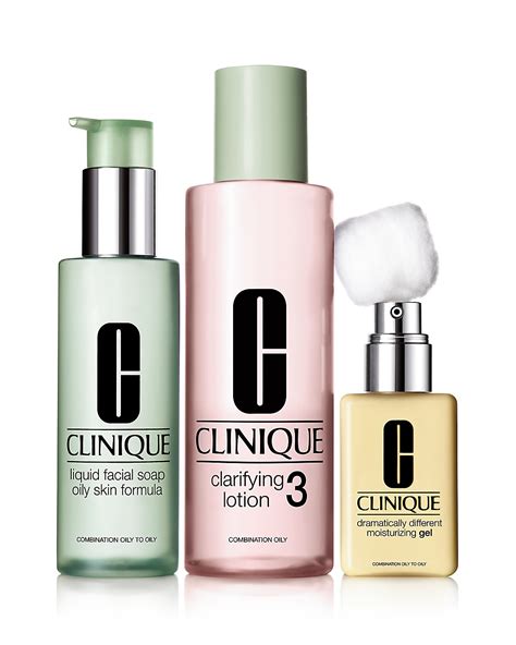 Clinique 3 Step Skin Care System Skin Type 3 Combination Oily To Oily