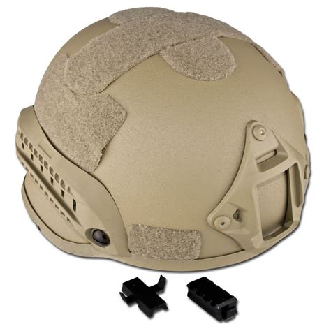 Combat Helmet Mich 2002 Nvg Mountsiderail Khaki