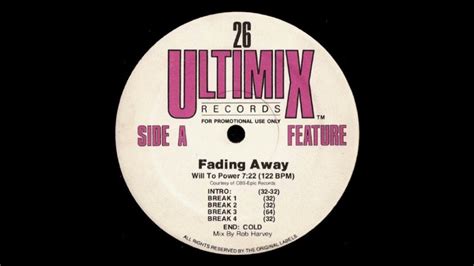 Will To Power Fading Away Ultimix Version Youtube