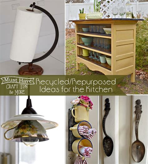 Recycledrepurposed Ideas For The Kitchen The Scrap Shoppe