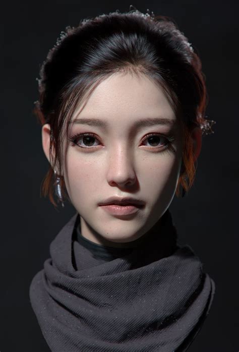 3d Scan Beauty Model