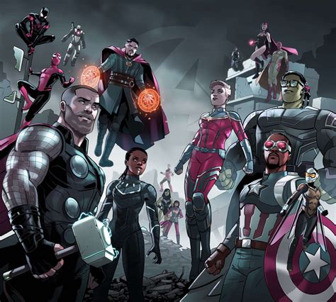 Pôster incrível imagina os Novos Vingadores em próximo filme da Marvel