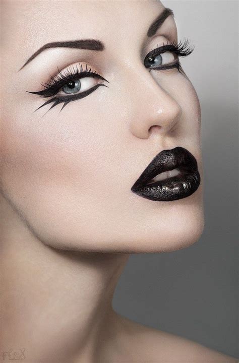 Black Lips Strong Brows Creative Eyeliner By Stanislav Istratov