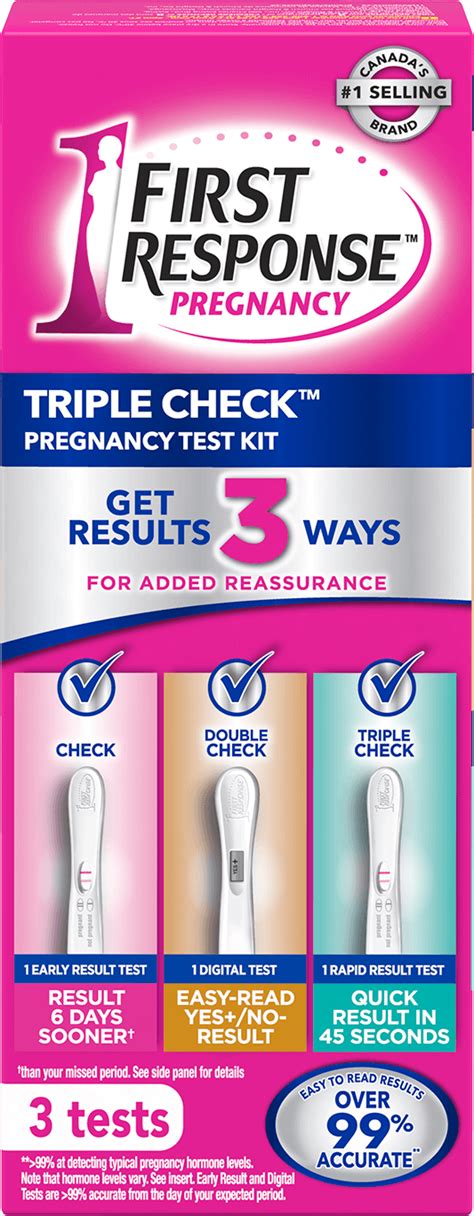 Early Result Pregnancy Test First Response First Response