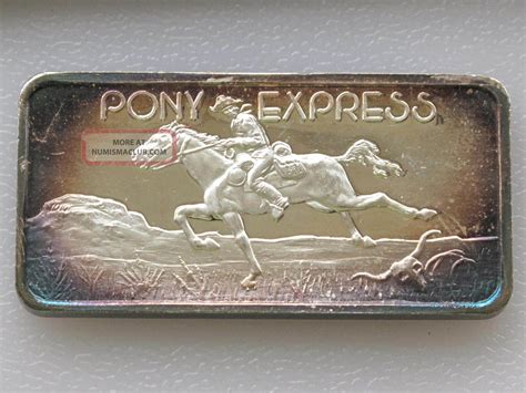 Pony Express Silver Art Bar Serial 7560 Hamilton C4538