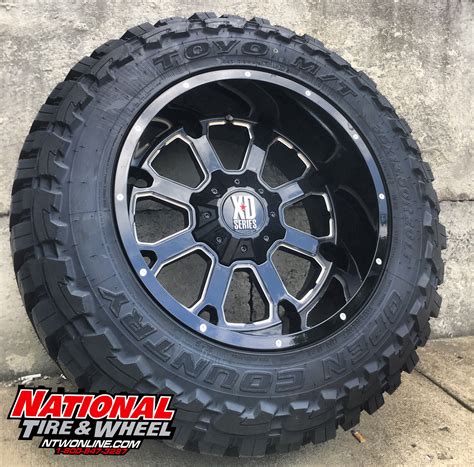 20x12 Xd Series 825 Buck Mounted Up To A 35x1250r20 Toyo Open Country
