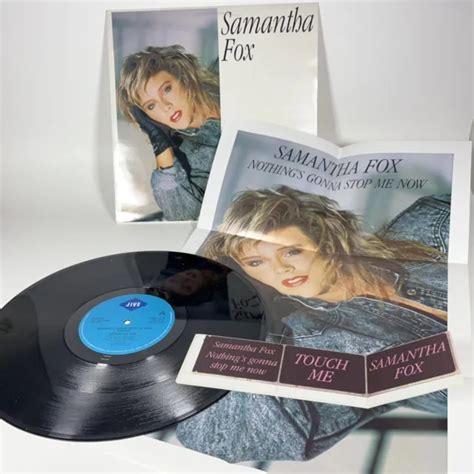 Samantha Fox Nothings Gonna Stop Me Now Jive Vinyl Record Used