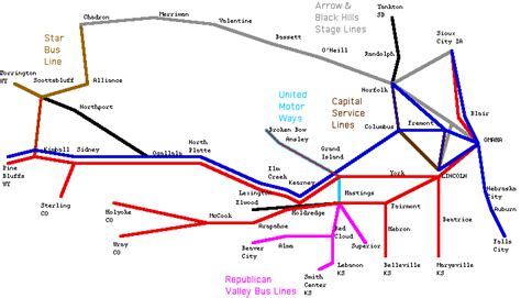 Intercity Bus Routes History