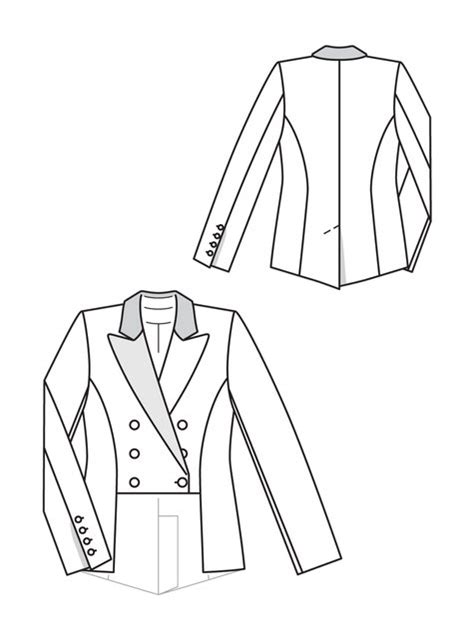 Tailcoat Blazer 092012 132 Sewing Patterns