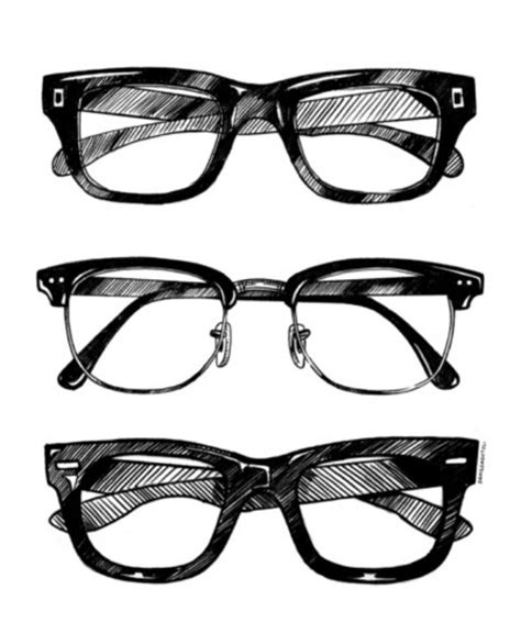 Hipster Glasses Drawing Free Download On Clipartmag