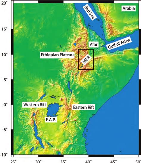 South African Plateau Map