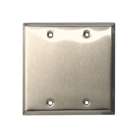 Camden Cm 43cp Double Gang Square Mounting Box Double Gang Stainless