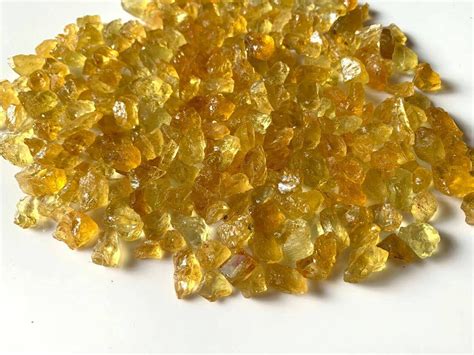 Natural Yellow Aquamarine Raw Gemstone 14x10 To 8x5 Mm Uncut Etsy