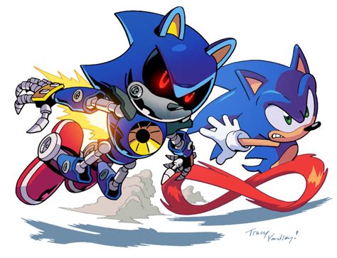 Sonic Vs Metal Sonic By Thegraphicnovelist On Deviantart