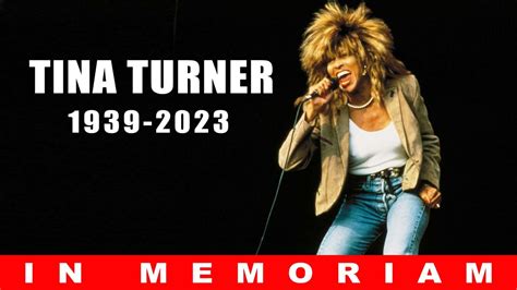 Tribute To Tina Turner 1939 2023 Youtube