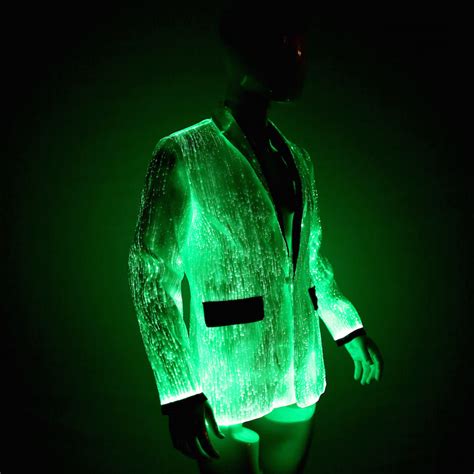 Light Up Jacket Glow In The Dark And Fiber Optic Ymyw