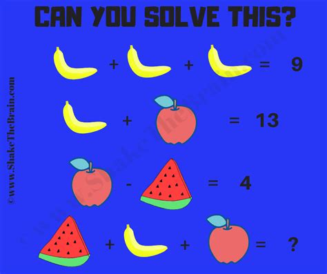 Brain Teasers For Kids 30 Best Brain Teasers And Puzzles Images On
