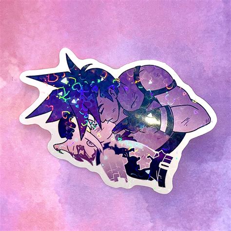 Promare Dragon Lio Fotia Holographic Peeker Sticker Decals And Skins