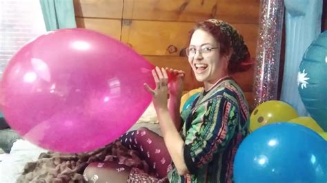 SUPER LOUD BIG BALLOON POP Funny Looner Girl B P Giant Balloons Blow To Popping Challenge YouTube
