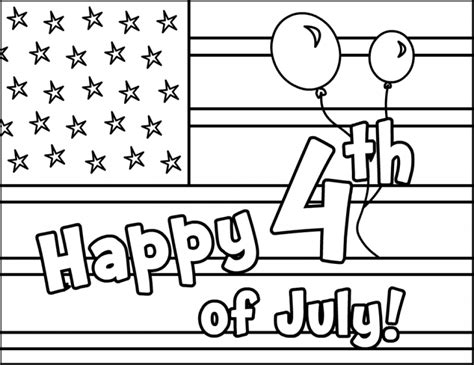 Free Printable Th Of July Coloring Pages Everfreecoloring