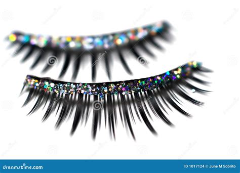 Glitter Lashes Stock Photo Image Of Eyelid Black Fringe 1017124