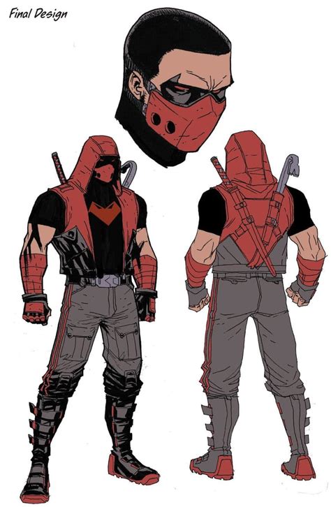 jason todd s new red hood mask costume and emblem revealed red hood cosplay superhero design