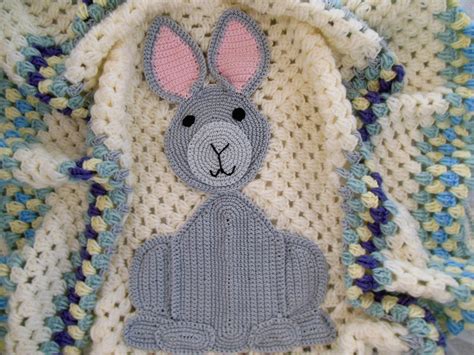 Crochet Baby Blanket Bunny Rabbit Nursery Bedding Kids And Baby Nitcraft