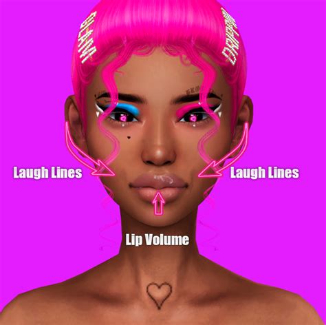 Lip Preset Indisim On Patreon Sims 4 Black Hair Sims 4 Body Mods