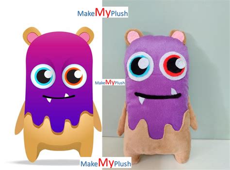Turn Illustration Designs And Pictures Into Custom Stuffed Animal Plush Toy