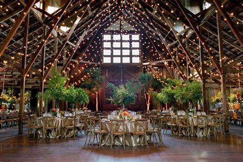 Redwood Forest California Weddings 10 Barn Wedding Reception Forest