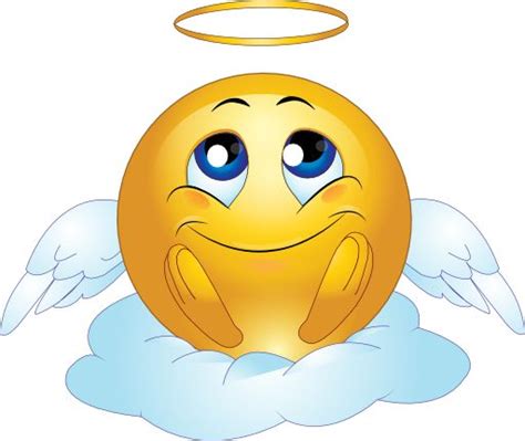 Smiley Emoticon Angel Face Clip Art Angel Halo Clipart Png Download