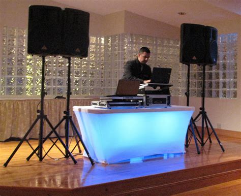 Although dj gear can cost a good amount of money, the booth and the façade can be made at home using some simple matericals available at very reasonable prices. DJ booth lighting | Dj booth, Dj setup, Dj equipment