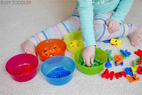 Easy Alphabet Sorting Activity Busy Toddler