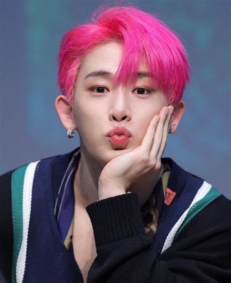 Wonho Pink Hair Monsta X Monsta X Wonho Kihyun
