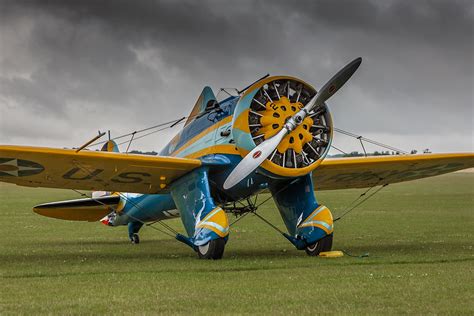 Boeing P 26a Peashooter On The Flight Line Flying Legends Flickr