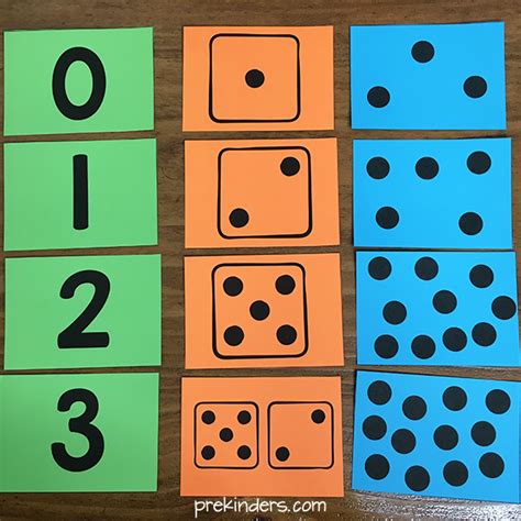 How to use number flashcards? Numeral Cards & Number Dot Cards Printables - PreKinders