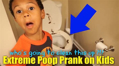 Moms Epic Poop On Toilet Prank On Kids Clean It Up Youtube