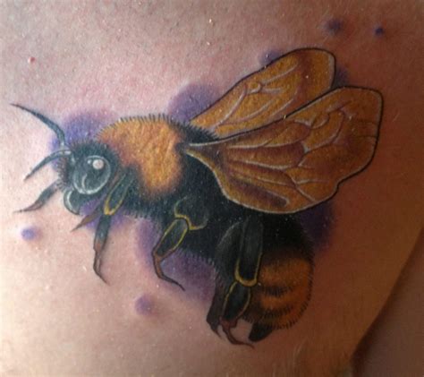 Fuzzy Bumblebee Tattoo By Matt Rousseau Your Flesh Tattoo