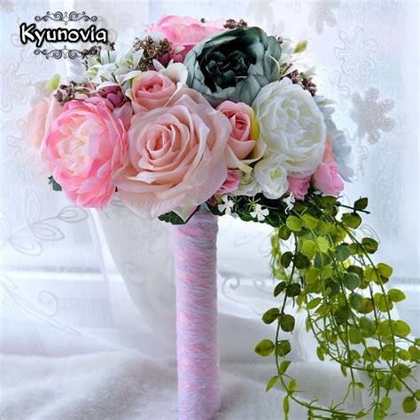 Kyunovia Beautiful Bouquet Wedding Flowers Country Grandado
