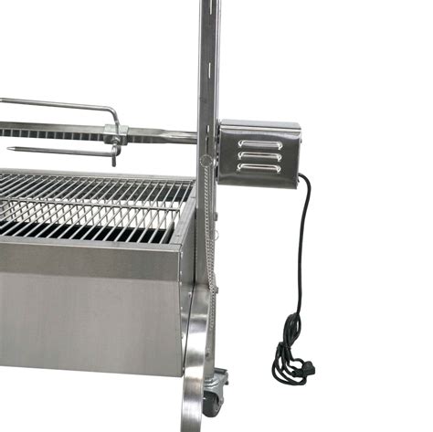 Stainless Steel Rotisserie Grill Large Game Outdoor Roaster And Open