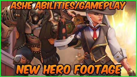 Ashe All Abilities And Skins New Overwatch Hero Gameplay Ashe Hero 29