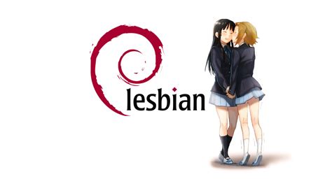 Wallpaper Linux Lesbians Anime Debian K On Akiyama Mio Tainaka