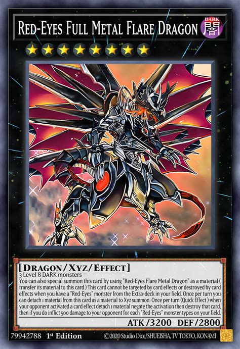 Red Eyes Full Metal Flare Dragon By Earlass On Deviantart