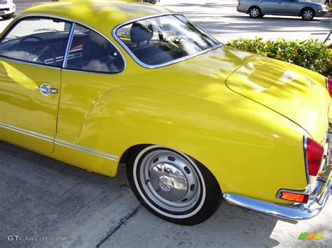 1971 Canary Yellow Volkswagen Karmann Ghia Coupe 20289159 Photo 14