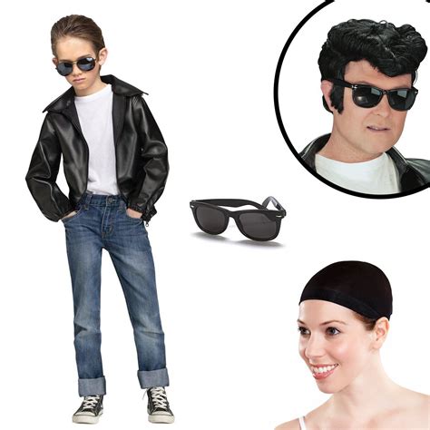 Rock N Roll Boys Greaser Costume Kit Greaser Costume Boy Costumes