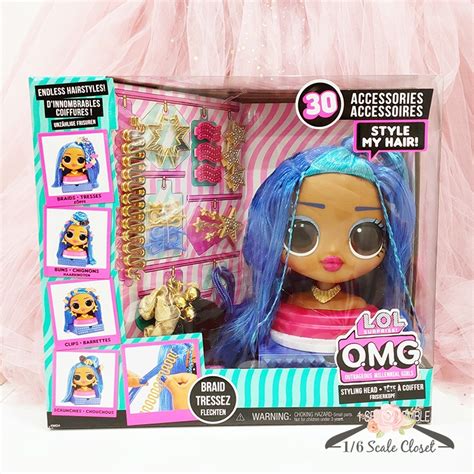 Original Lol Surprise Omg Styling Doll Head Miss Independent Shopee Malaysia