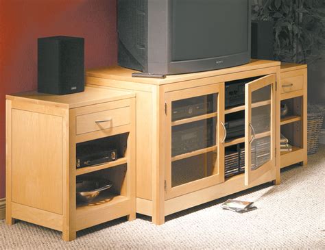 Downloadable project plans from the editors of wood magazine entertainment central store home electronics gear in style. Sectional Entertainment Center | Woodworking Project ...